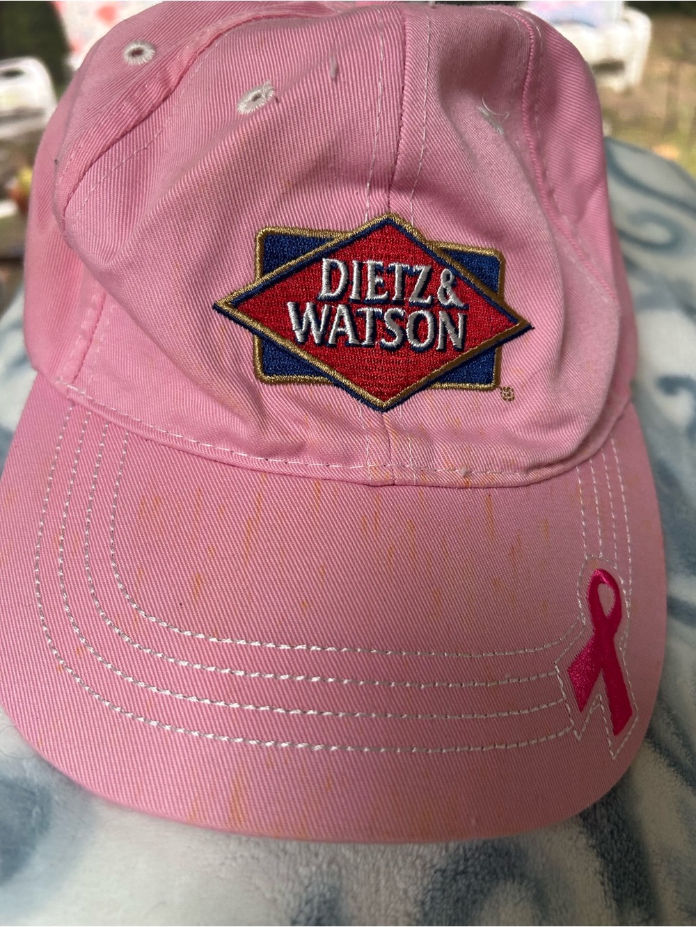 Dietz &Watson Premium Meat & Cheese Pink Breast Cancer SnapAwareness Baseball